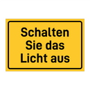 Schalten Sie das Licht aus & Schalten Sie das Licht aus & Schalten Sie das Licht aus