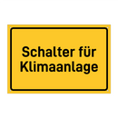 Schalter für Klimaanlage & Schalter für Klimaanlage & Schalter für Klimaanlage