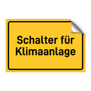 Schalter für Klimaanlage & Schalter für Klimaanlage & Schalter für Klimaanlage
