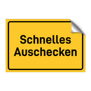 Schnelles Auschecken & Schnelles Auschecken & Schnelles Auschecken & Schnelles Auschecken
