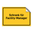 Schrank für Facility-Manager & Schrank für Facility-Manager & Schrank für Facility-Manager