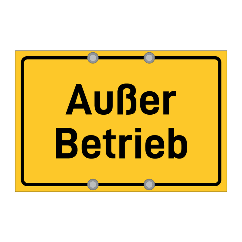 Außer Betrieb & Außer Betrieb & Außer Betrieb & Außer Betrieb & Außer Betrieb