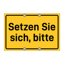 Setzen Sie sich, bitte & Setzen Sie sich, bitte & Setzen Sie sich, bitte & Setzen Sie sich, bitte