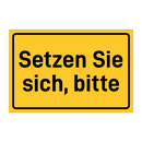 Setzen Sie sich, bitte & Setzen Sie sich, bitte & Setzen Sie sich, bitte & Setzen Sie sich, bitte