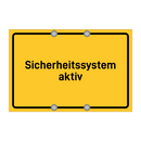 Sicherheitssystem aktiv & Sicherheitssystem aktiv & Sicherheitssystem aktiv