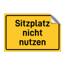 Sitzplatz nicht nutzen & Sitzplatz nicht nutzen & Sitzplatz nicht nutzen & Sitzplatz nicht nutzen