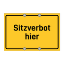 Sitzverbot hier & Sitzverbot hier & Sitzverbot hier & Sitzverbot hier & Sitzverbot hier