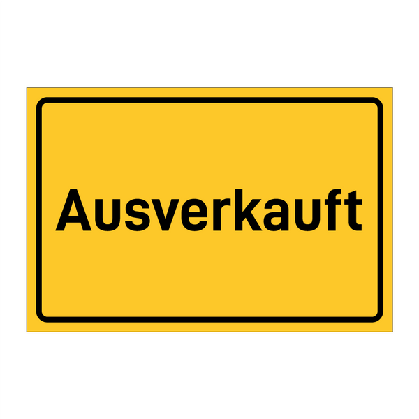 Ausverkauft