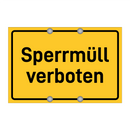 Sperrmüll verboten & Sperrmüll verboten & Sperrmüll verboten & Sperrmüll verboten