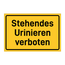 Stehendes Urinieren verboten & Stehendes Urinieren verboten & Stehendes Urinieren verboten