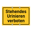 Stehendes Urinieren verboten & Stehendes Urinieren verboten & Stehendes Urinieren verboten