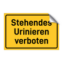 Stehendes Urinieren verboten & Stehendes Urinieren verboten & Stehendes Urinieren verboten