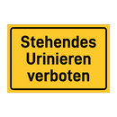Stehendes Urinieren verboten & Stehendes Urinieren verboten & Stehendes Urinieren verboten