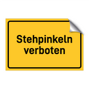 Stehpinkeln verboten & Stehpinkeln verboten & Stehpinkeln verboten & Stehpinkeln verboten