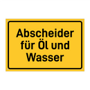 Abscheider für Öl und Wasser
