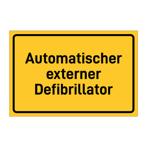 Automatischer externer Defibrillator
