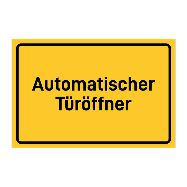 Automatischer Türöffner