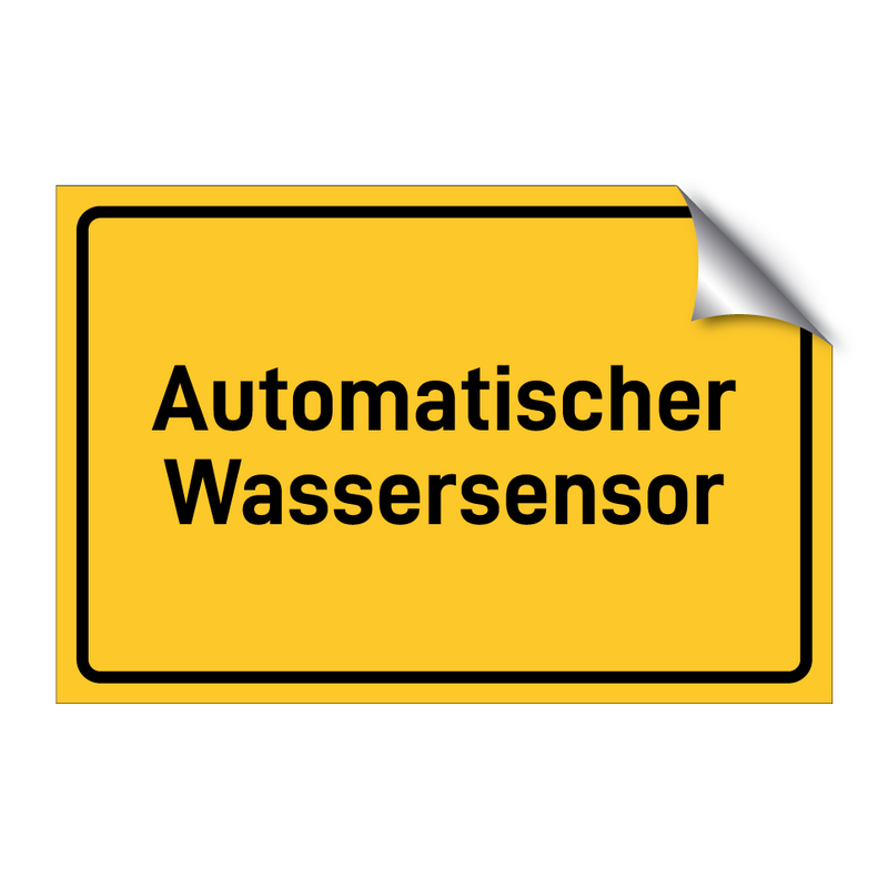 Automatischer Wassersensor