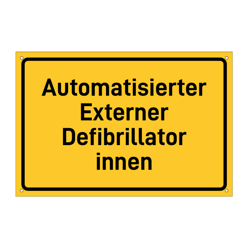 Automatisierter Externer Defibrillator innen