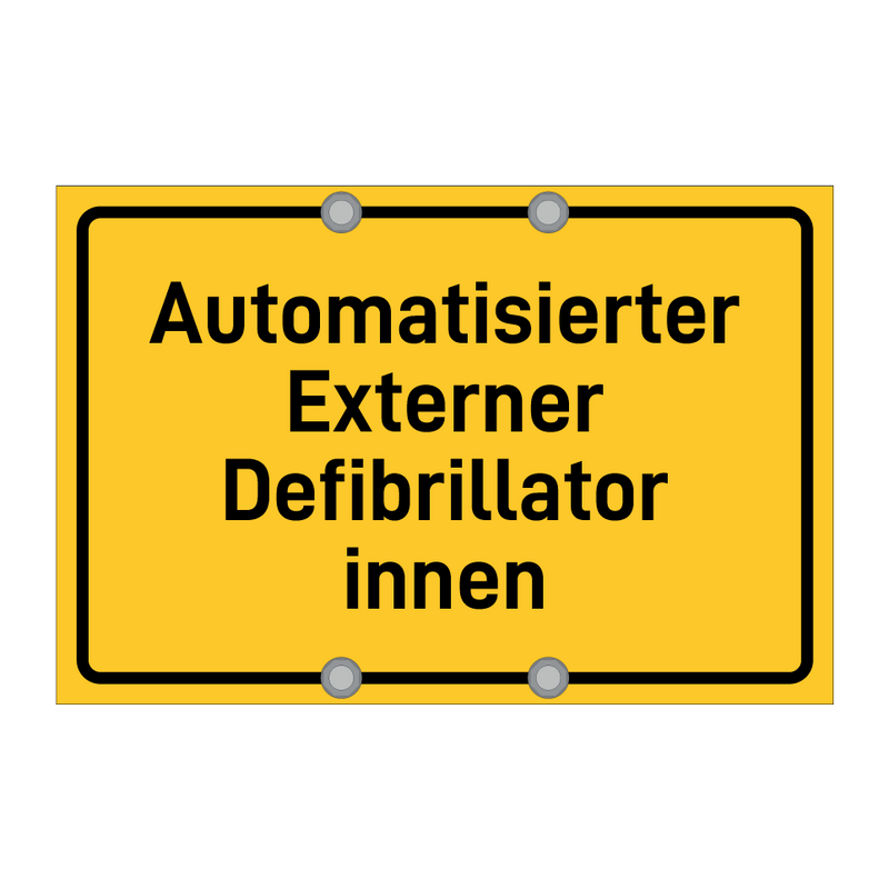 Automatisierter Externer Defibrillator innen