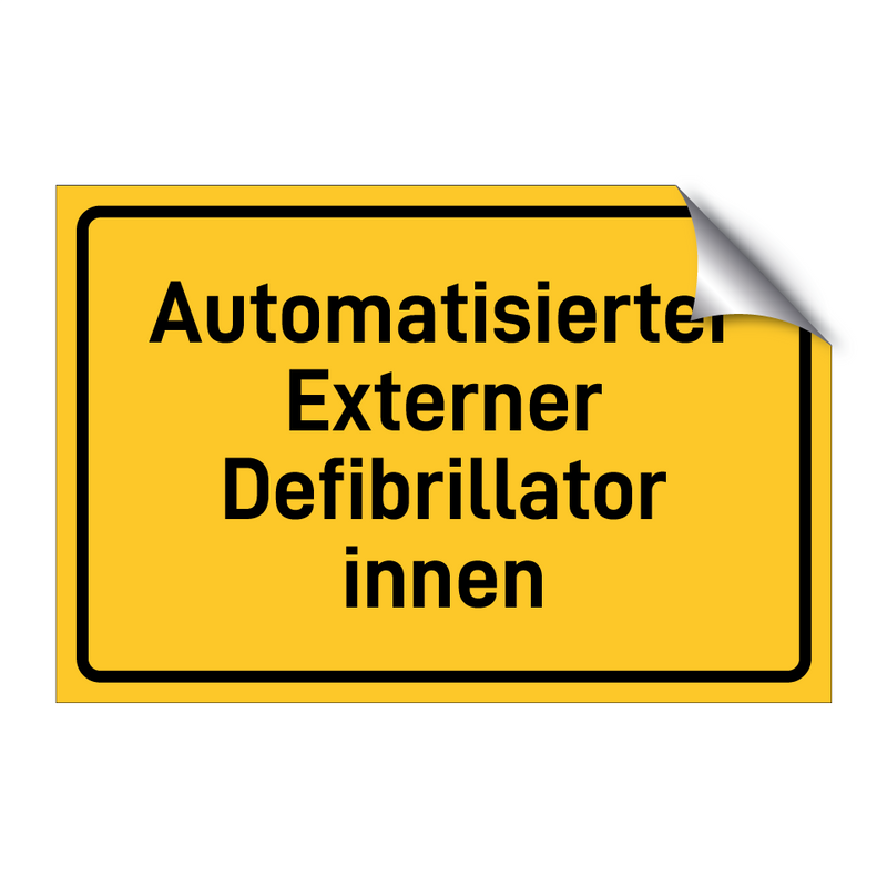 Automatisierter Externer Defibrillator innen