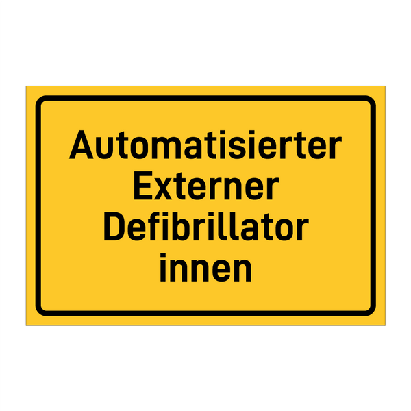 Automatisierter Externer Defibrillator innen