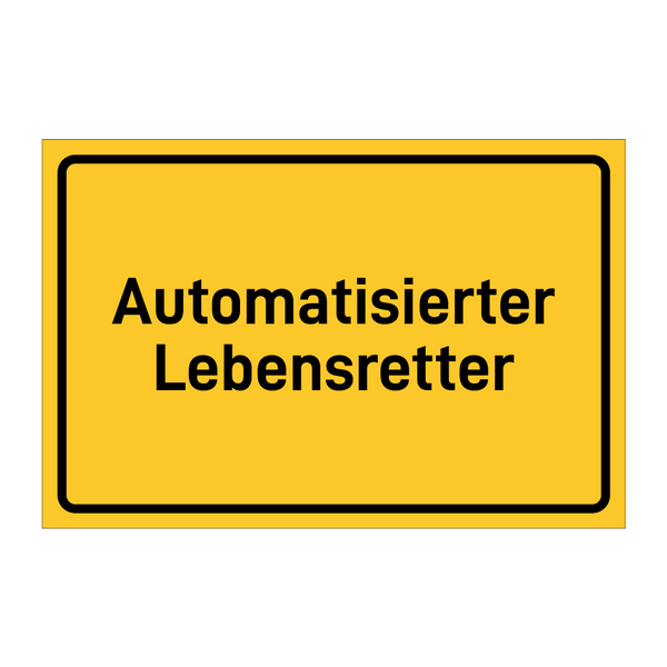 Automatisierter Lebensretter