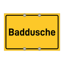 Baddusche