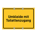 Umkleide mit Toilettenzugang & Umkleide mit Toilettenzugang & Umkleide mit Toilettenzugang