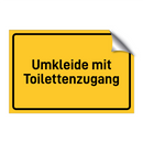 Umkleide mit Toilettenzugang & Umkleide mit Toilettenzugang & Umkleide mit Toilettenzugang