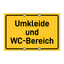 Umkleide und WC-Bereich & Umkleide und WC-Bereich & Umkleide und WC-Bereich