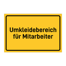 Umkleidebereich für Mitarbeiter & Umkleidebereich für Mitarbeiter