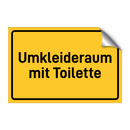 Umkleideraum mit Toilette & Umkleideraum mit Toilette & Umkleideraum mit Toilette