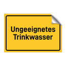 Ungeeignetes Trinkwasser & Ungeeignetes Trinkwasser & Ungeeignetes Trinkwasser
