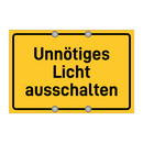 Unnötiges Licht ausschalten & Unnötiges Licht ausschalten & Unnötiges Licht ausschalten