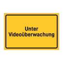 Unter Videoüberwachung & Unter Videoüberwachung & Unter Videoüberwachung