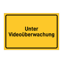 Unter Videoüberwachung & Unter Videoüberwachung & Unter Videoüberwachung