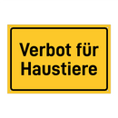 Verbot für Haustiere & Verbot für Haustiere & Verbot für Haustiere & Verbot für Haustiere