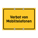 Verbot von Mobiltelefonen & Verbot von Mobiltelefonen & Verbot von Mobiltelefonen