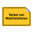 Verbot von Mobiltelefonen & Verbot von Mobiltelefonen & Verbot von Mobiltelefonen
