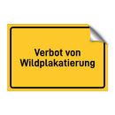 Verbot von Wildplakatierung & Verbot von Wildplakatierung & Verbot von Wildplakatierung