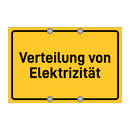 Verteilung von Elektrizität & Verteilung von Elektrizität & Verteilung von Elektrizität