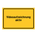 Videoaufzeichnung aktiv & Videoaufzeichnung aktiv & Videoaufzeichnung aktiv
