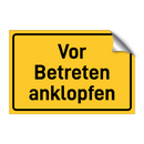Vor Betreten anklopfen & Vor Betreten anklopfen & Vor Betreten anklopfen & Vor Betreten anklopfen