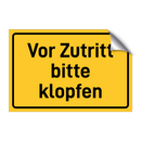 Vor Zutritt bitte klopfen & Vor Zutritt bitte klopfen & Vor Zutritt bitte klopfen