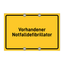 Vorhandener Notfalldefibrillator & Vorhandener Notfalldefibrillator