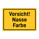 Vorsicht! Nasse Farbe & Vorsicht! Nasse Farbe & Vorsicht! Nasse Farbe & Vorsicht! Nasse Farbe