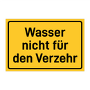 Wasser nicht für den Verzehr & Wasser nicht für den Verzehr & Wasser nicht für den Verzehr