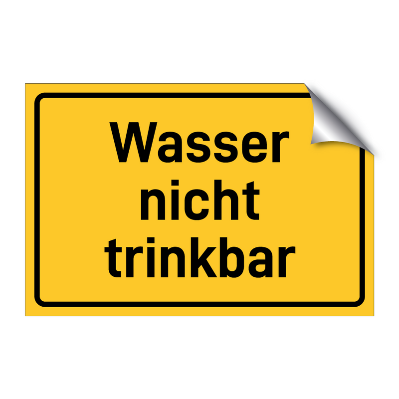 Wasser nicht trinkbar & Wasser nicht trinkbar & Wasser nicht trinkbar & Wasser nicht trinkbar