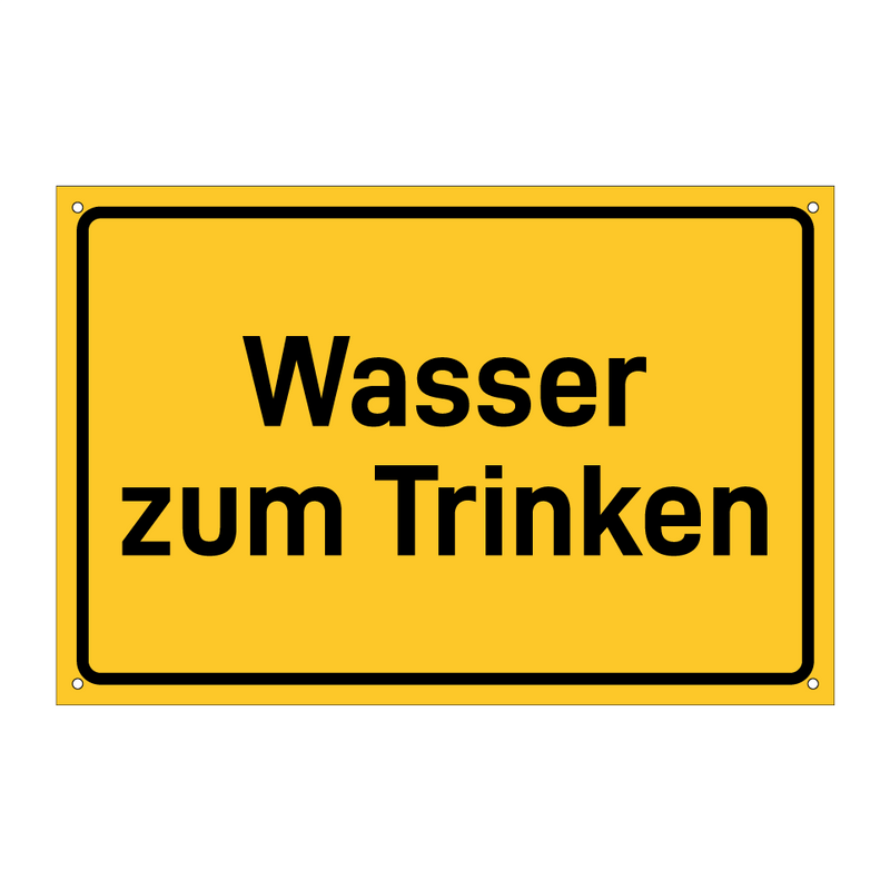 Wasser zum Trinken & Wasser zum Trinken & Wasser zum Trinken & Wasser zum Trinken